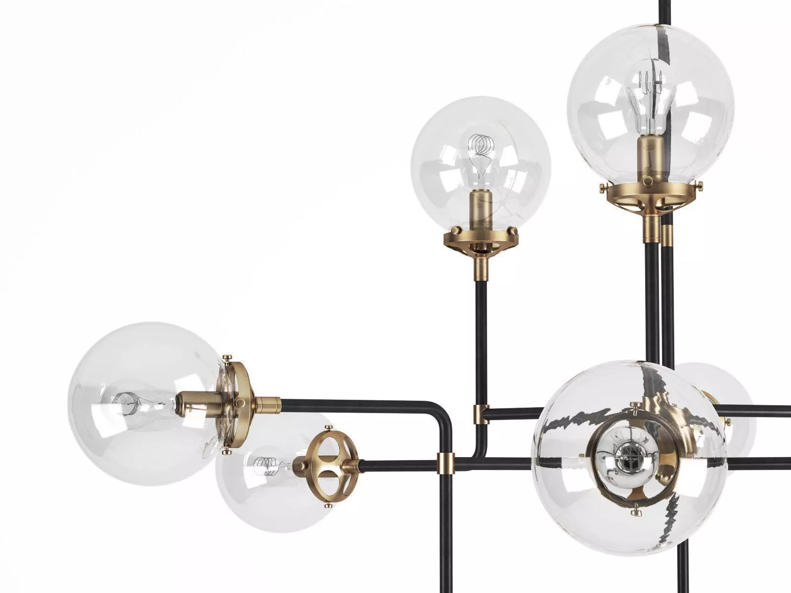 Bistro Medium Chandelier 3D model_3