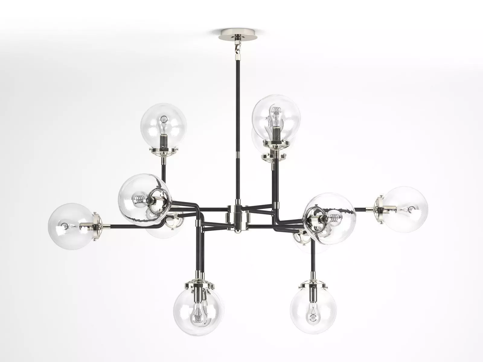 Bistro Medium Chandelier 3D model_2