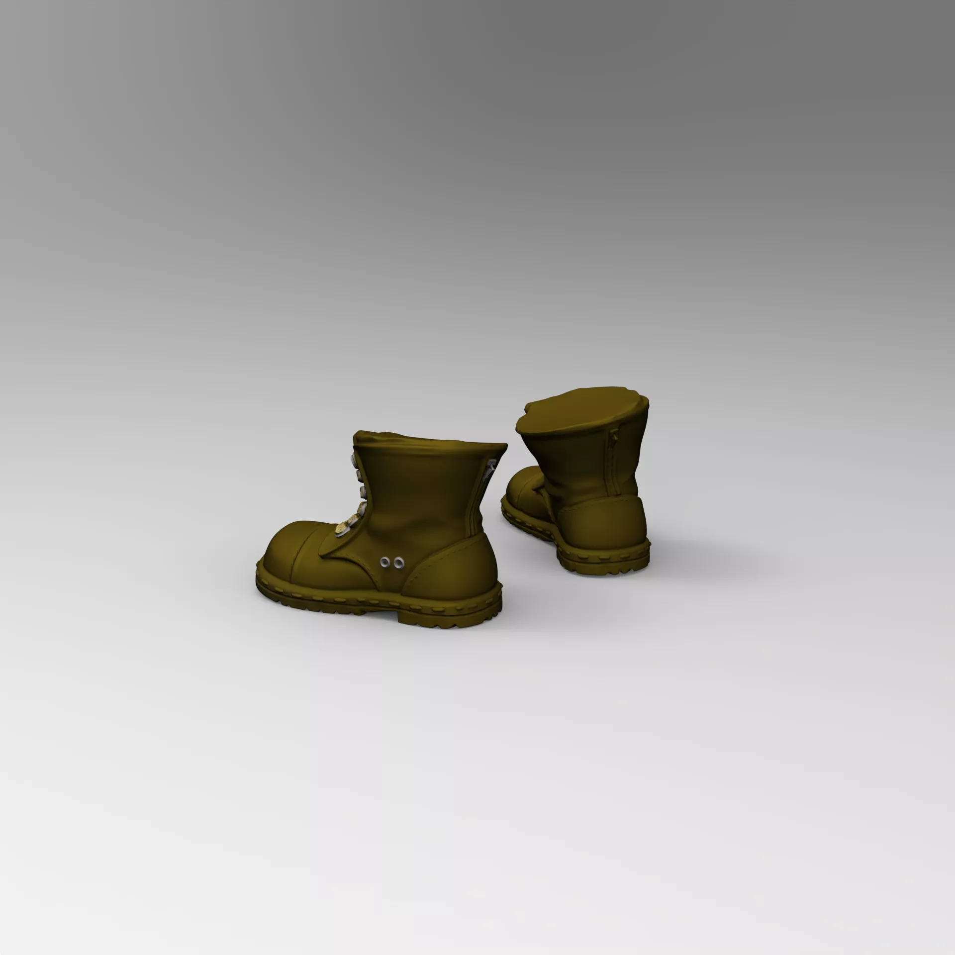 Military Combat Boots 3D print model