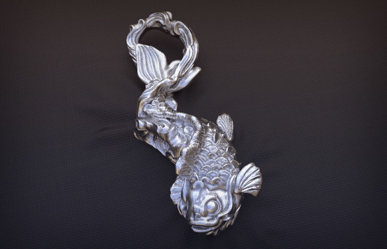 3d printable Koi Carp Pendant 3D print model