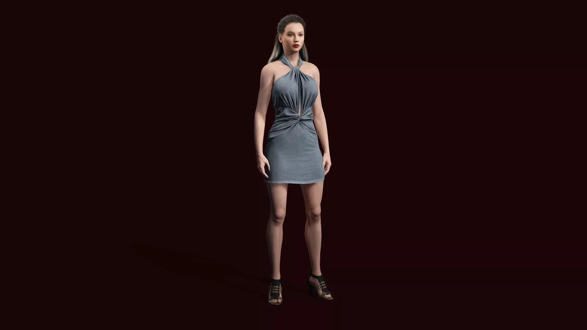 Elegant Woman 3D Model 3D model