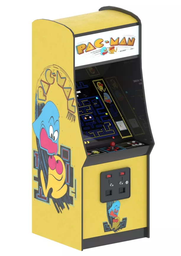 Pac Man Arcade Machine Low-Poly Model Low-poly 3D model