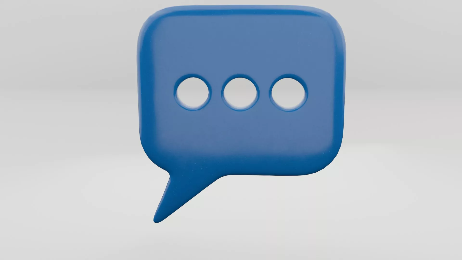 Message Symbol Low-poly 3D model