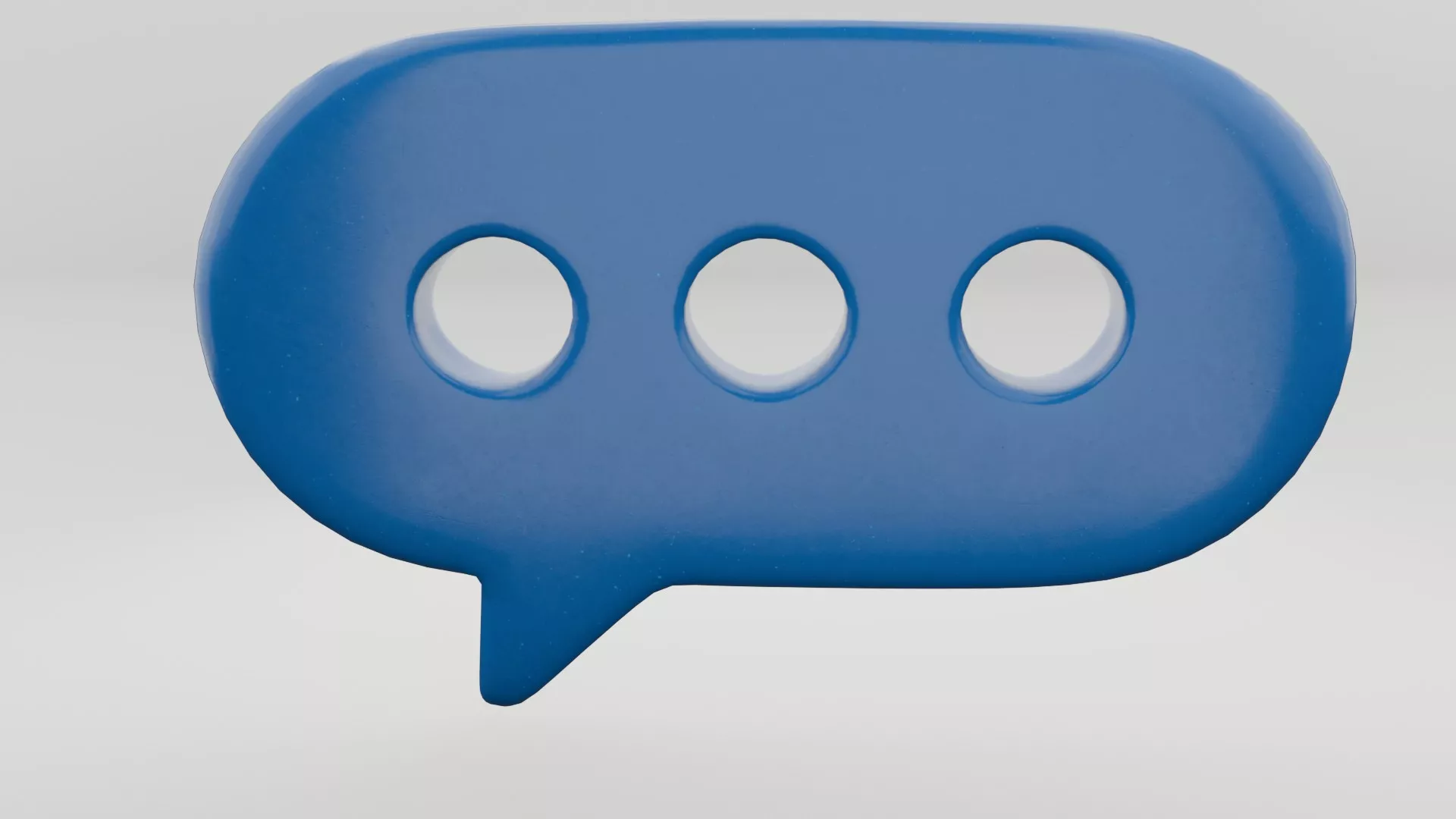 Message Symbol Low-poly 3D model