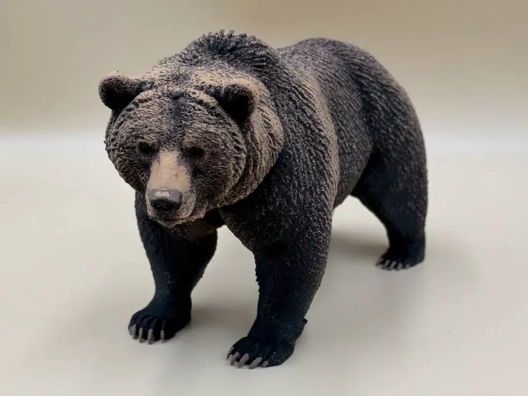 Grizzly Bear Multi Color 3D Model 3D print model