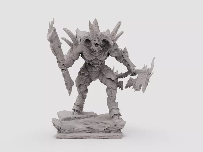 Demon Warrior Dark Fantasy Horror Sculpture Demons Vol 1