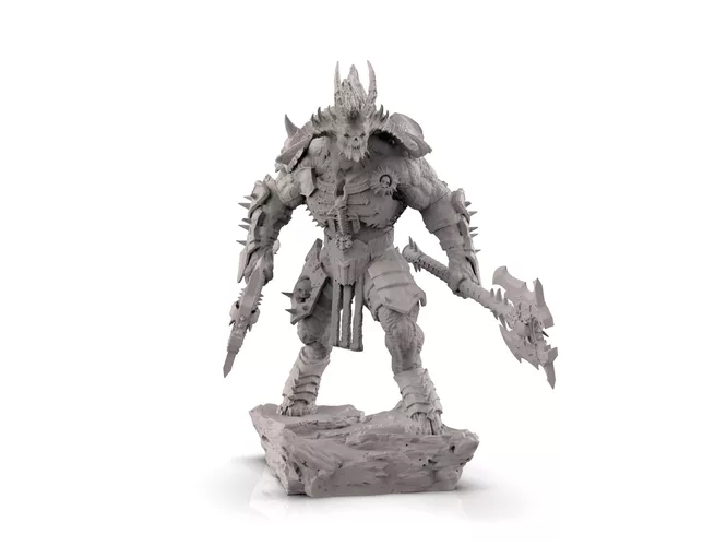 Demon General Warrior Dark Fantasy Horror Sculpture Demons Vol 1