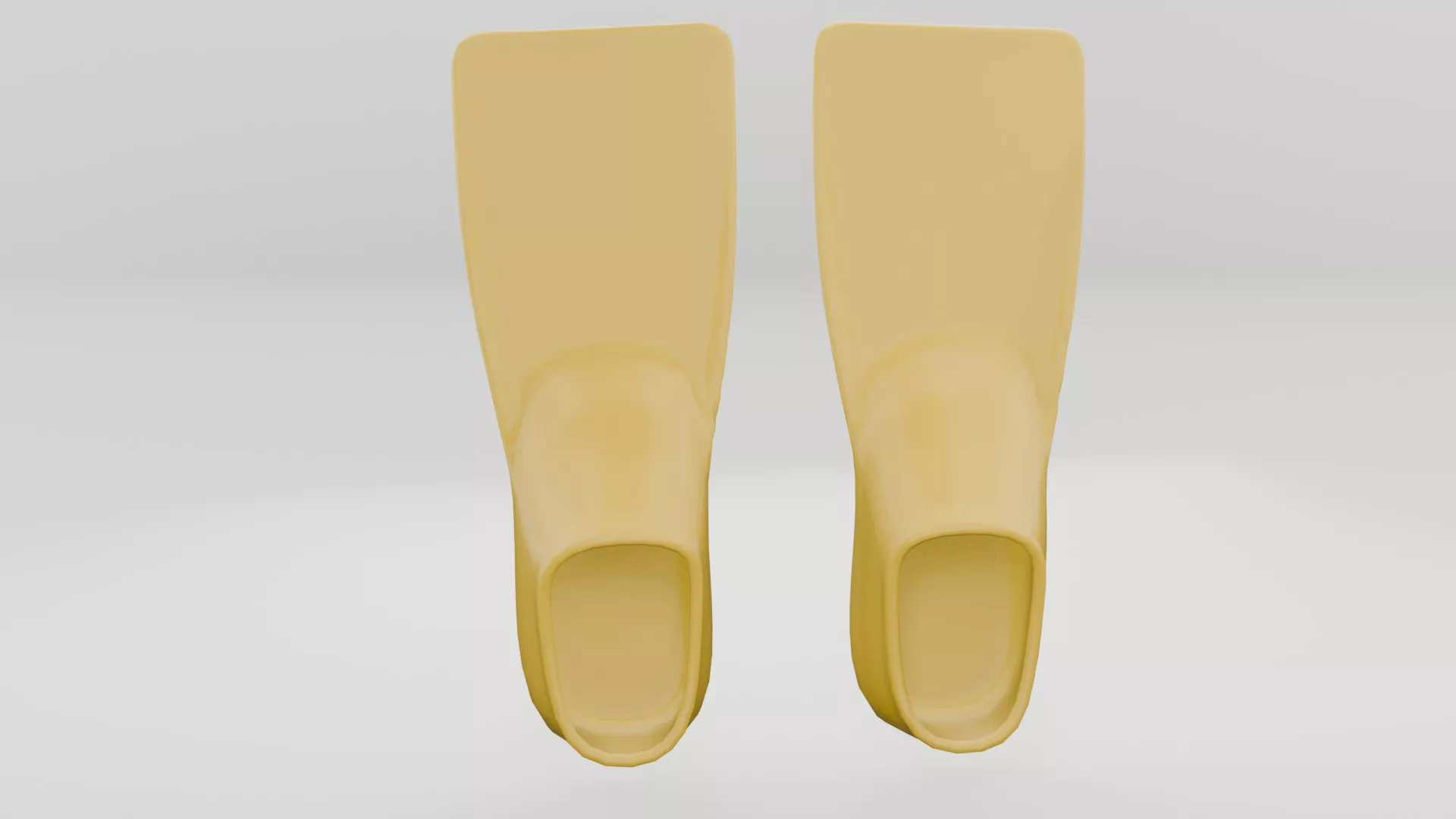 Swim Fins Low-poly 3D model