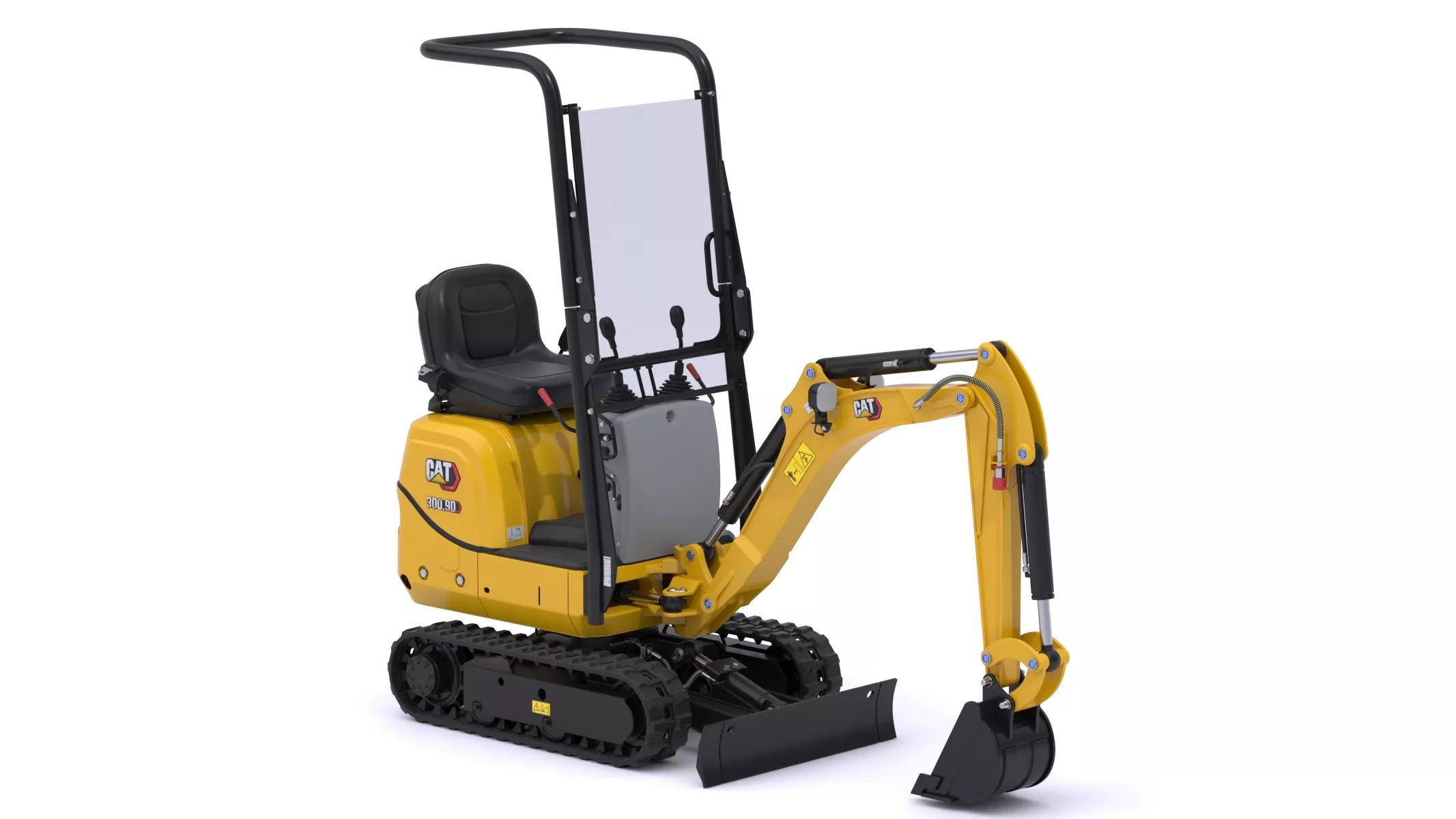 CAT Mini Excavator 3009D 3D model
