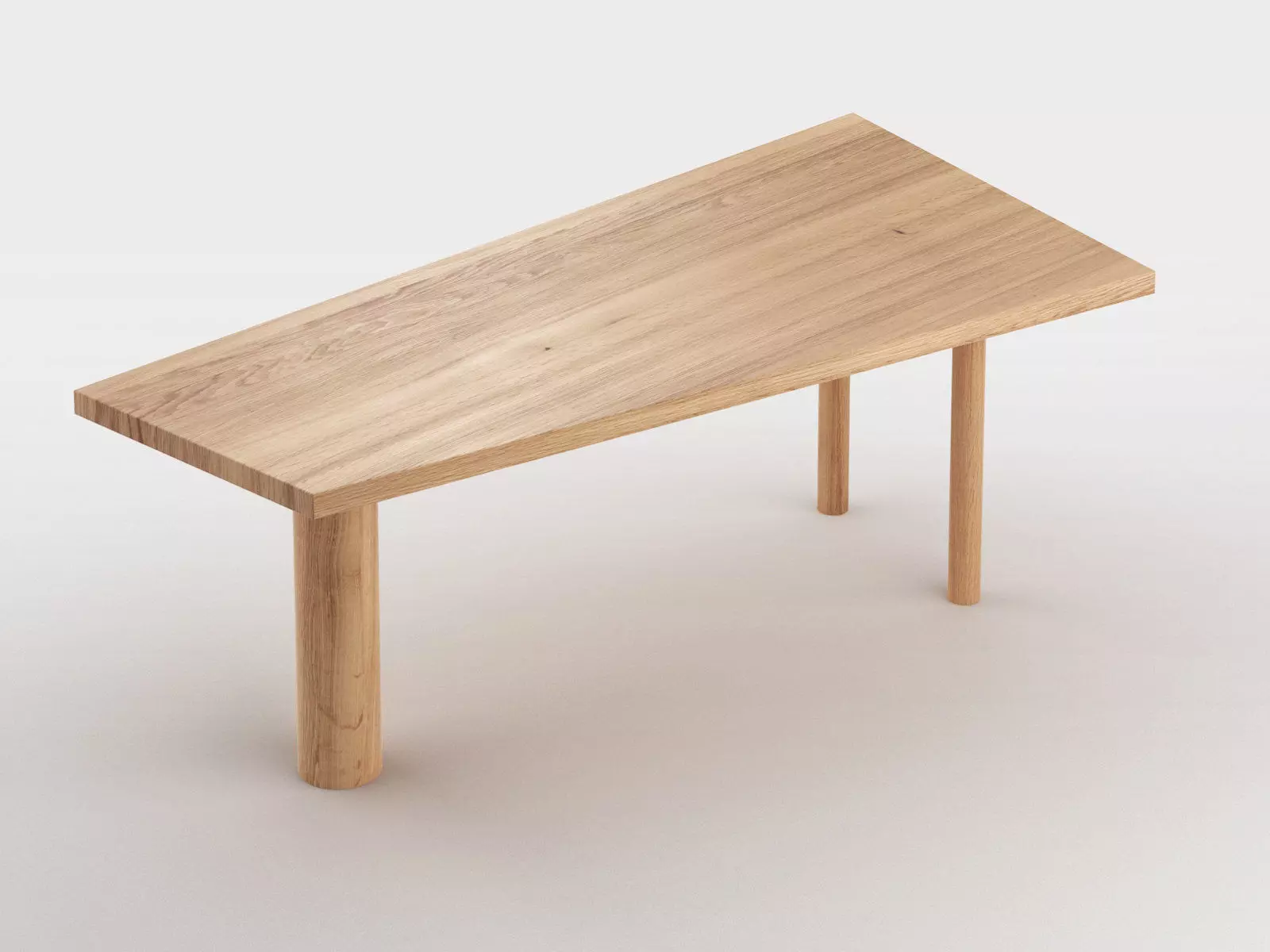 Trapez table Free 3D model_2