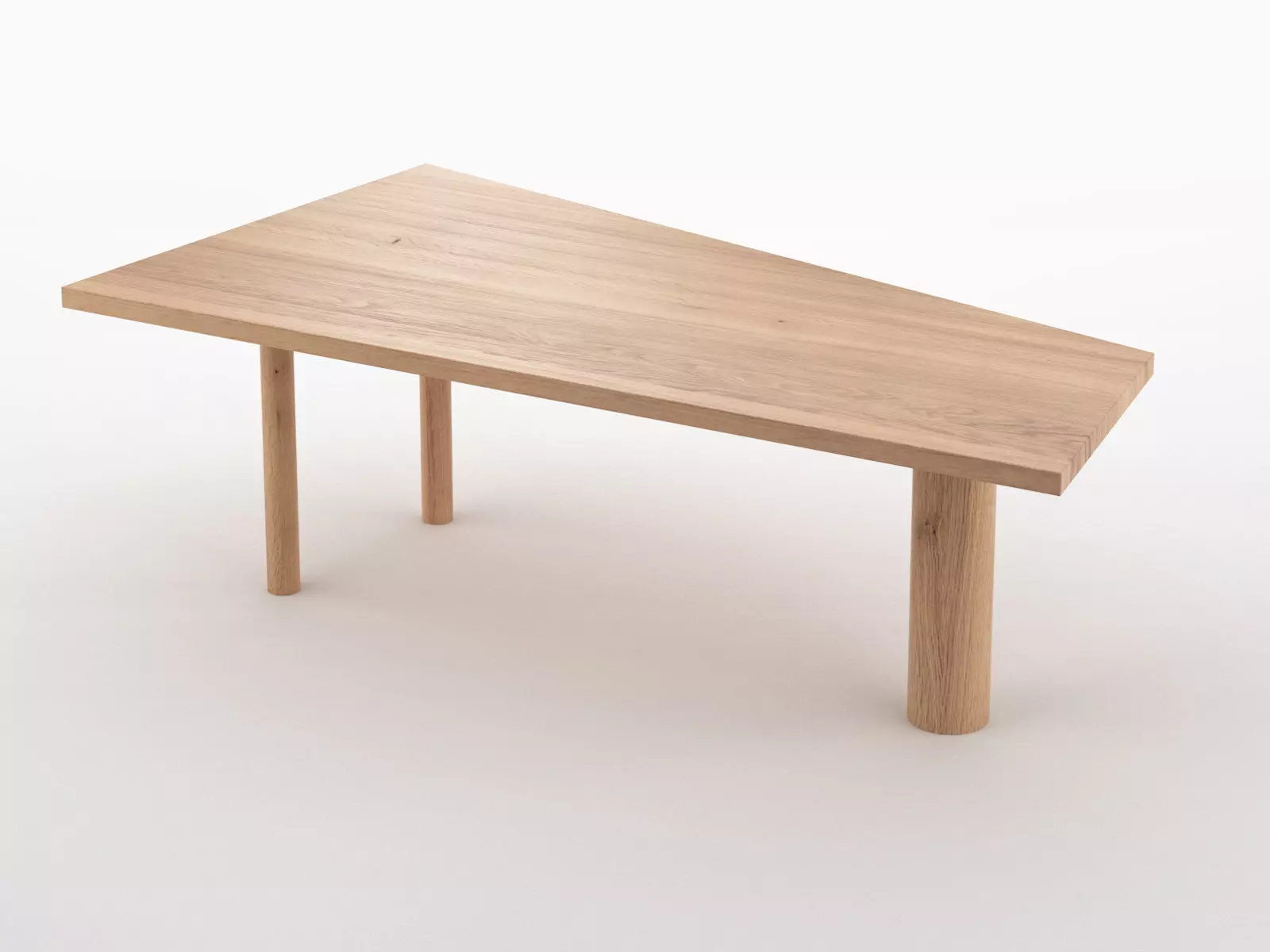 Trapez table Free 3D model_0