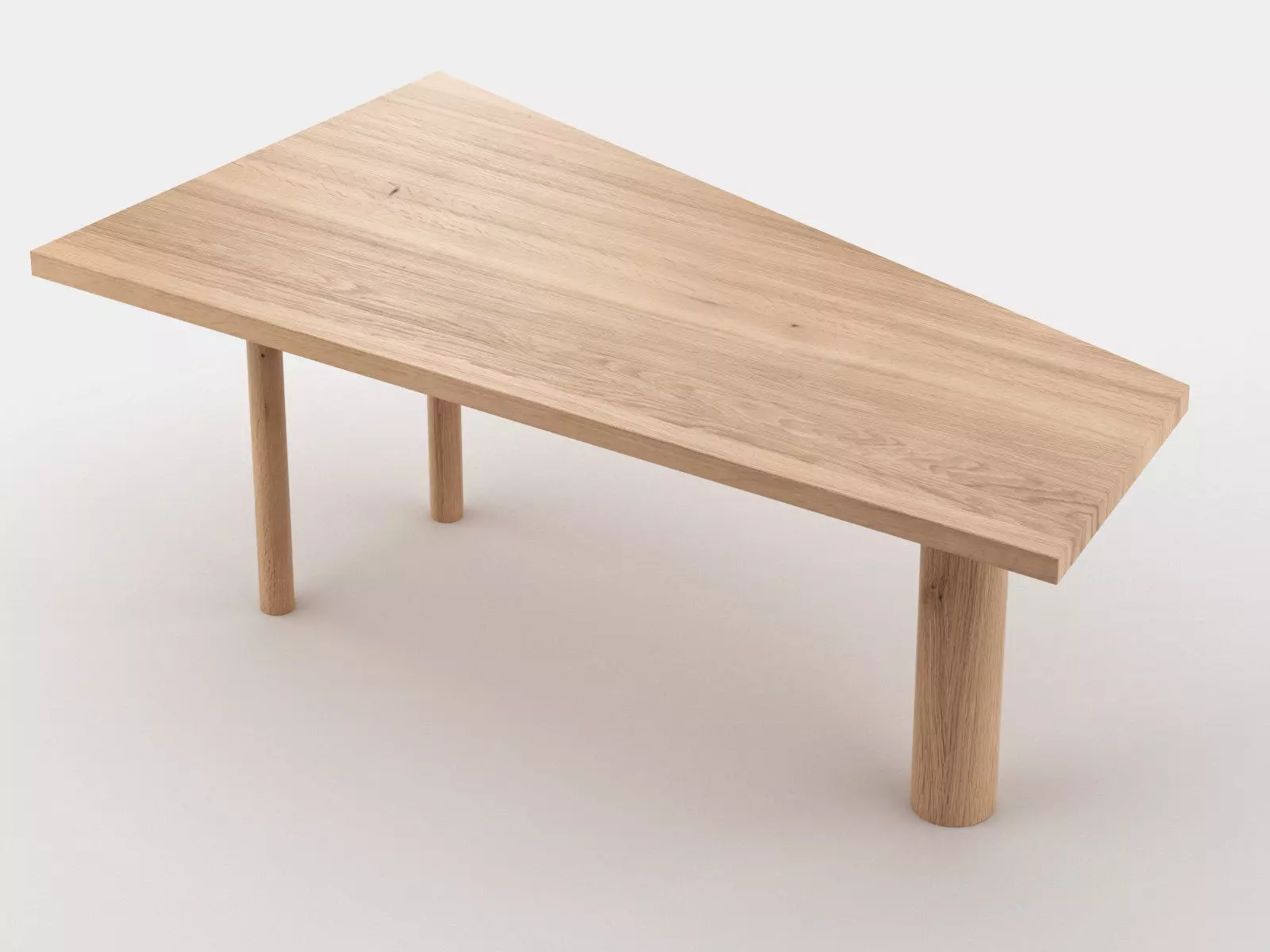 Trapez table Free 3D model_1