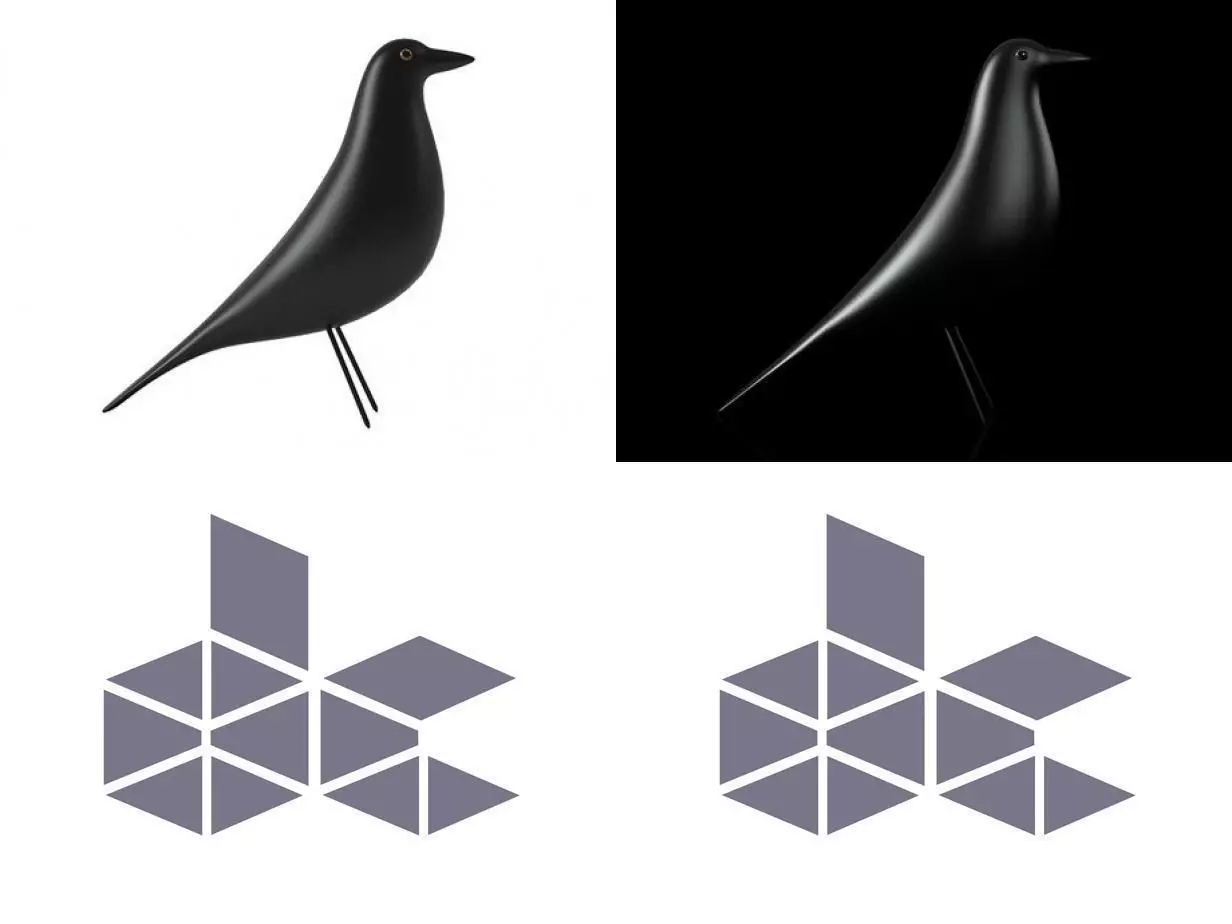 Eames House Bird 3D model_4