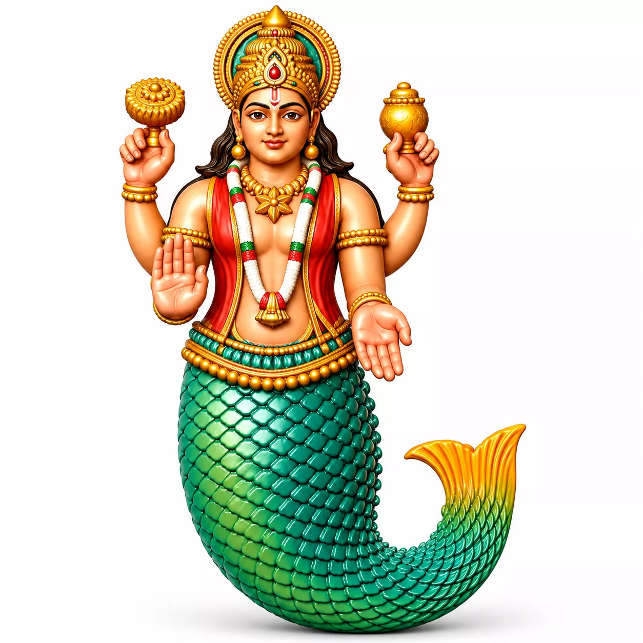 Matsya Avatar Lord Vishnu avatar 3D print model