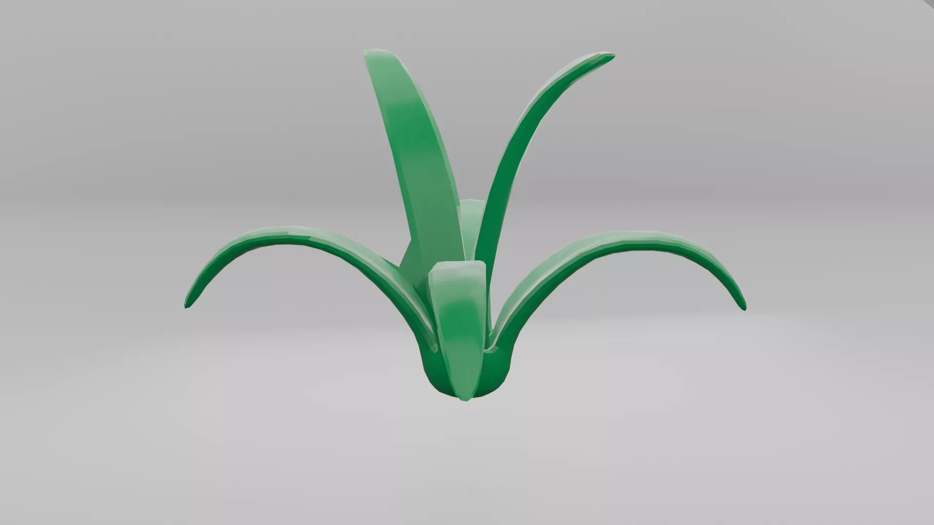 Grass Clump Landscape Scenery Element Low-poly 3D model