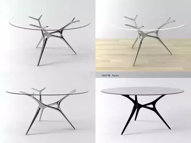 E-Volved table Free 3D model