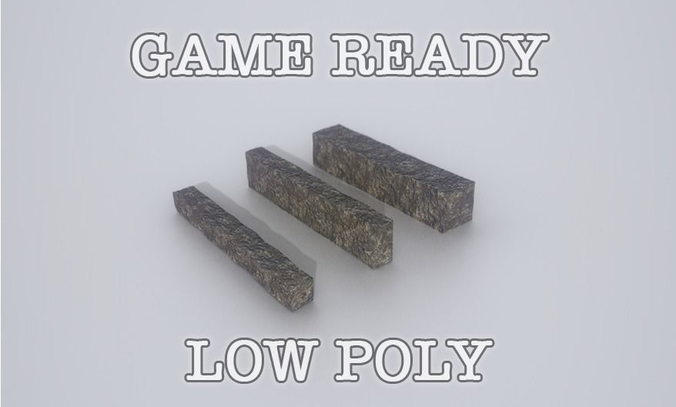 Granite Pavement Side Stones Game Ready