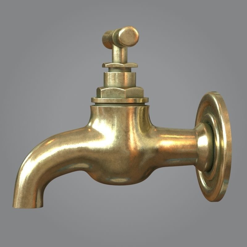 Classic Tap 3D model_4