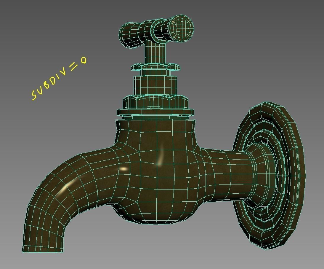Classic Tap 3D model_5