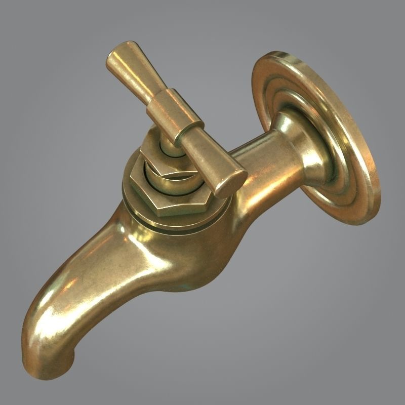 Classic Tap 3D model_2
