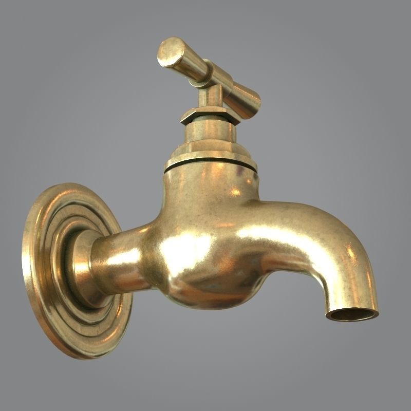 Classic Tap 3D model_3