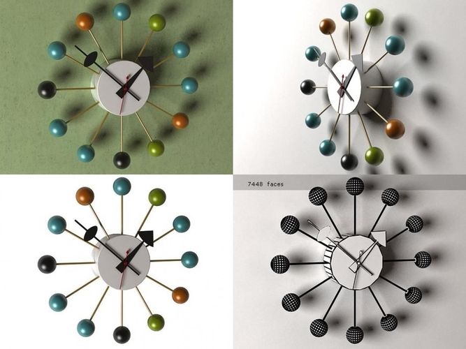 Ball Clock Free 3D model