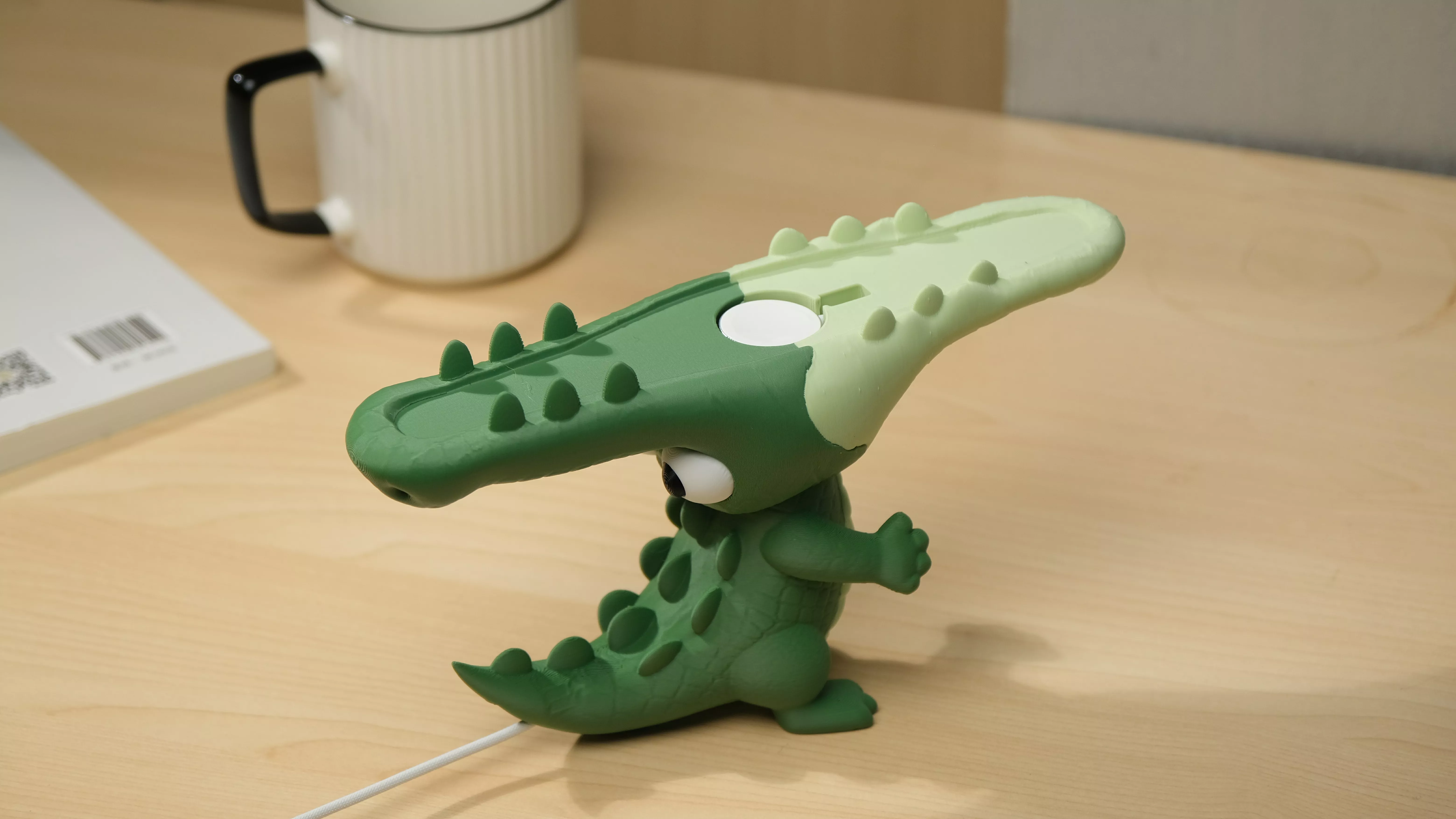 Crocodile Watch Charger Stand 3D print model
