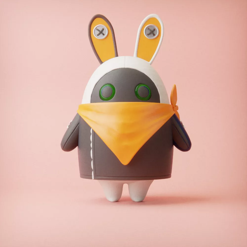 3d Eous Bangboo Zenless Zone Zero 3D Model 3D model