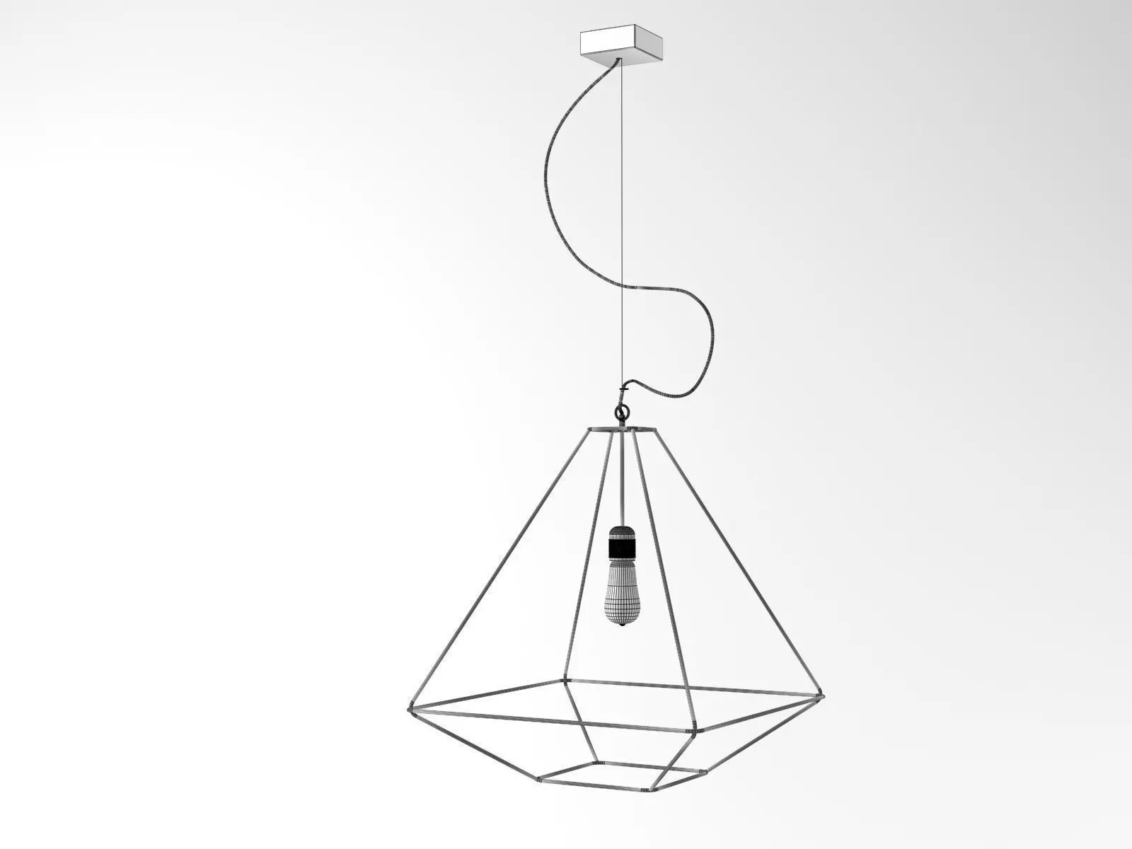 ConTradition pendant light hanging from wire 3D model_6