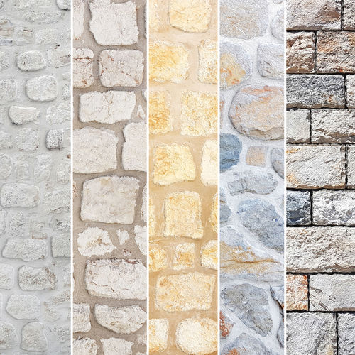 Collection of stone slate 3D model
