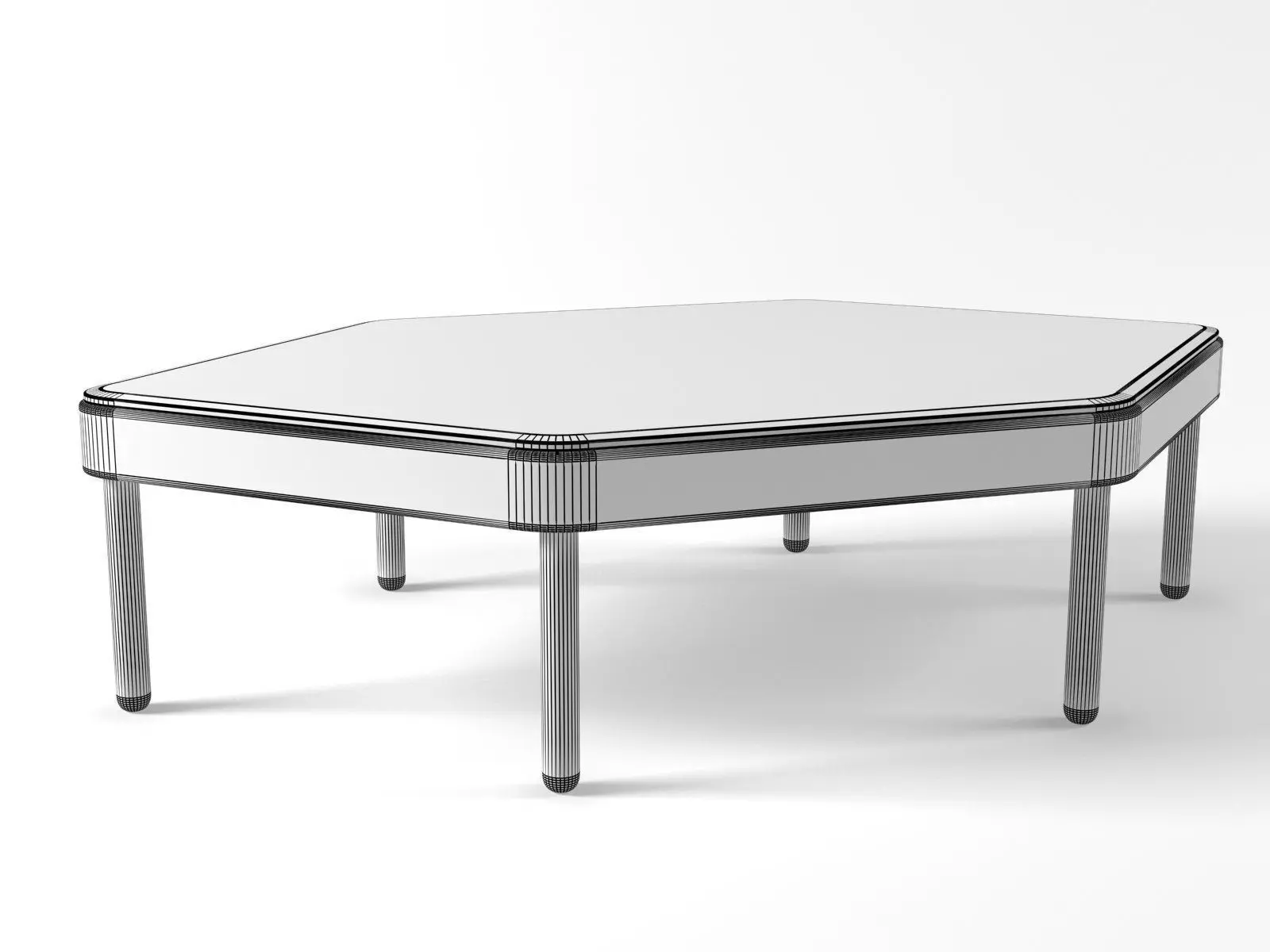 Mosaico coffee table blocks 3D model_12