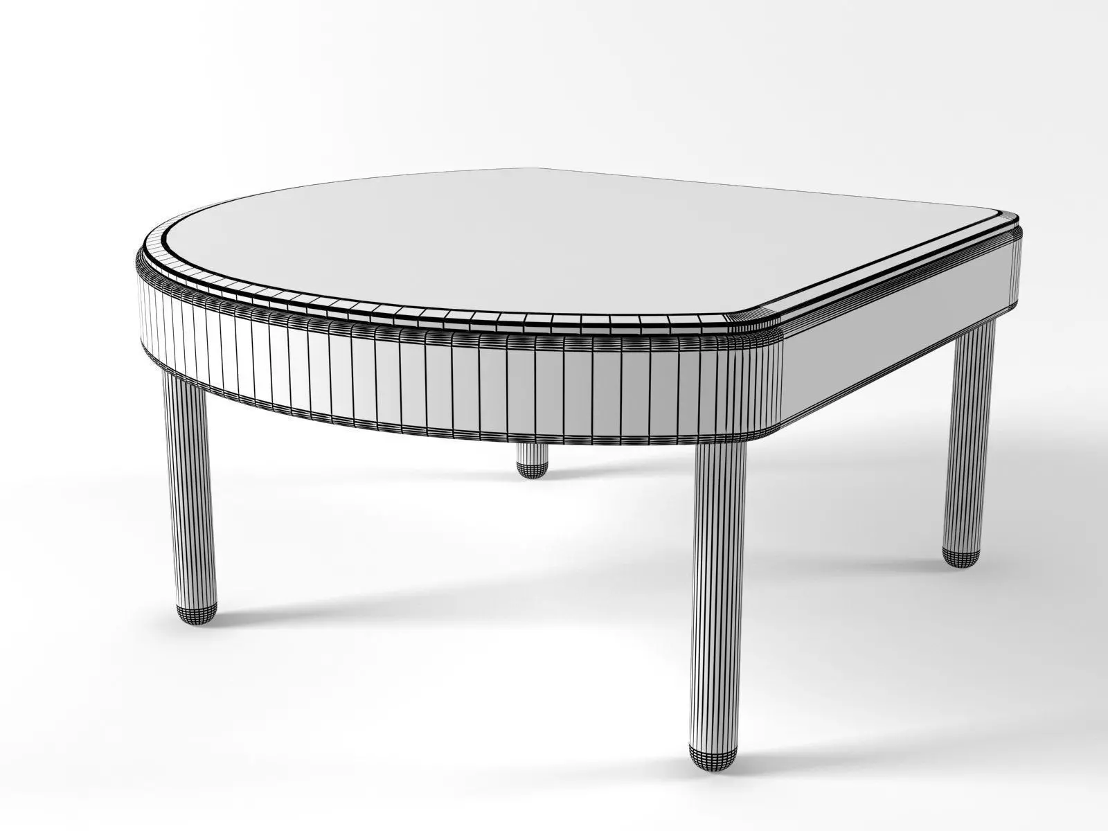 Mosaico coffee table blocks 3D model_9