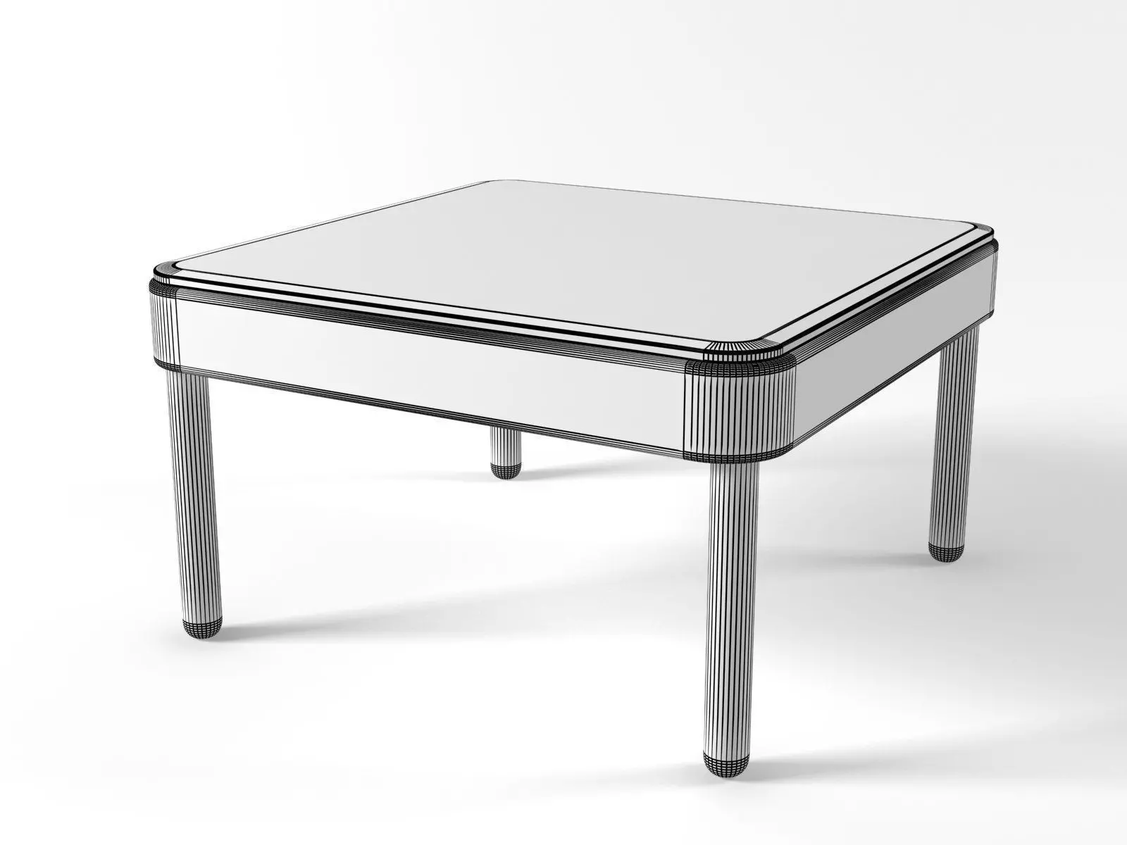 Mosaico coffee table blocks 3D model_8