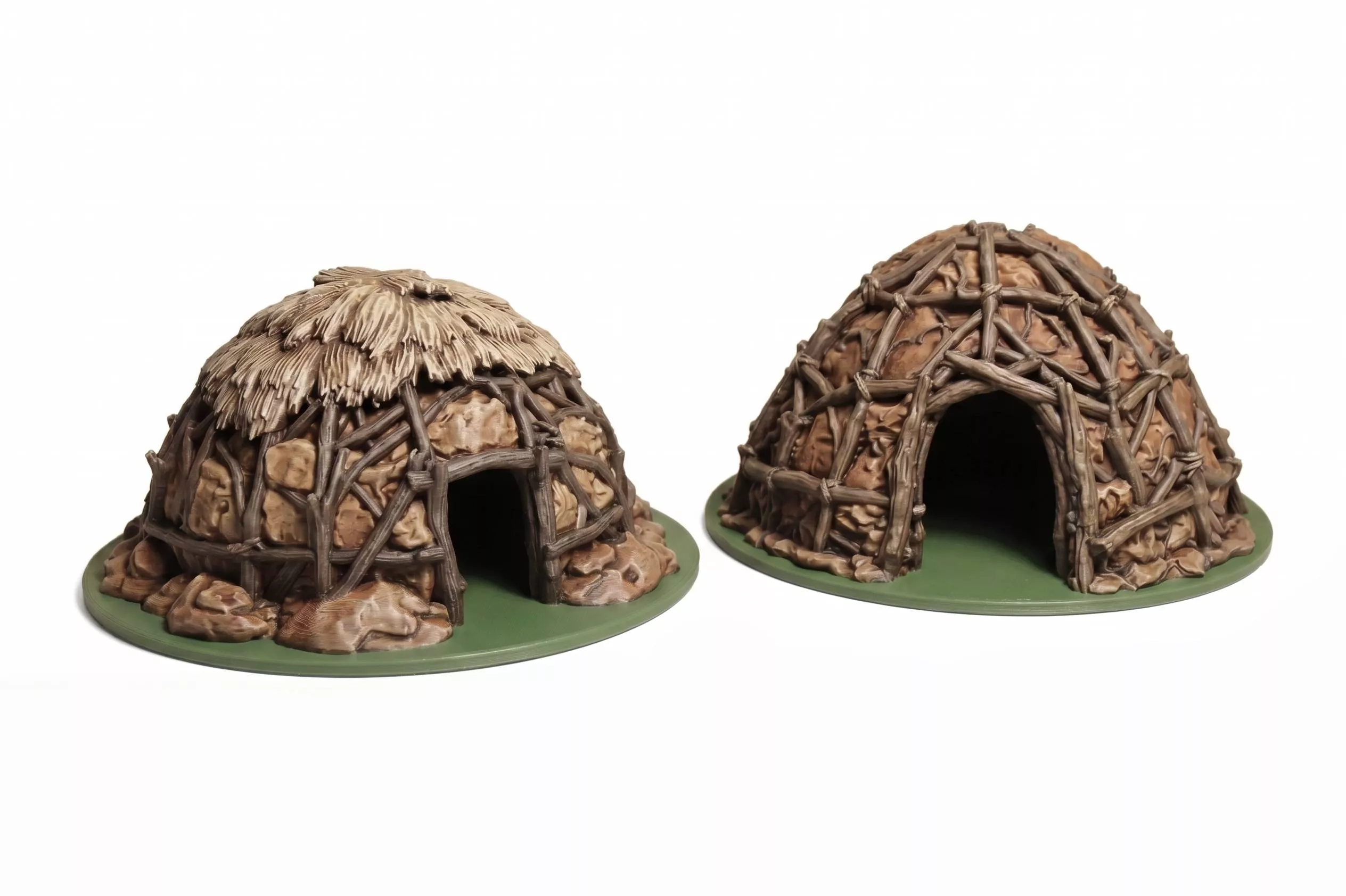 Prehistoric huts 3D print model