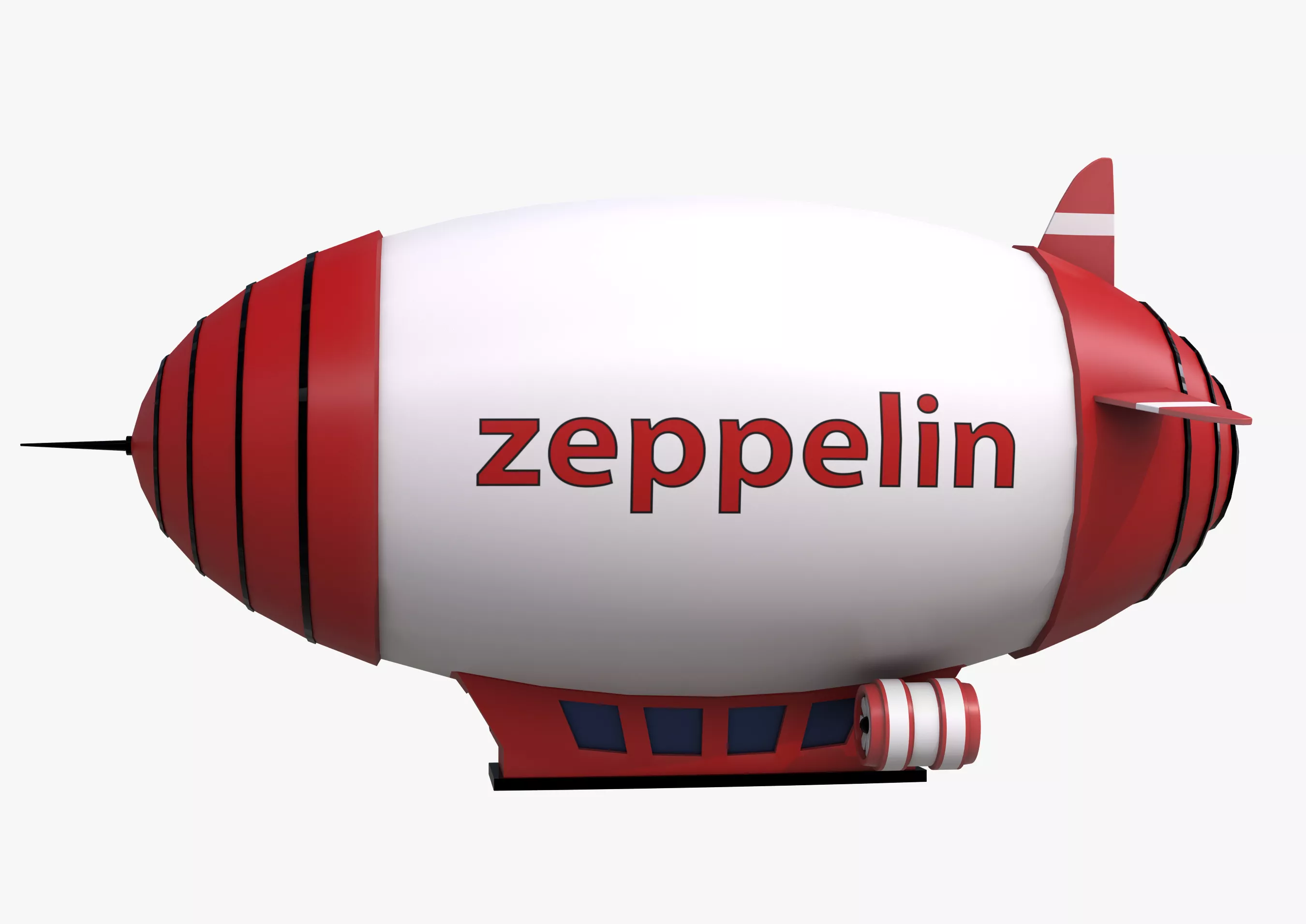 Zeppelin Free 3D model
