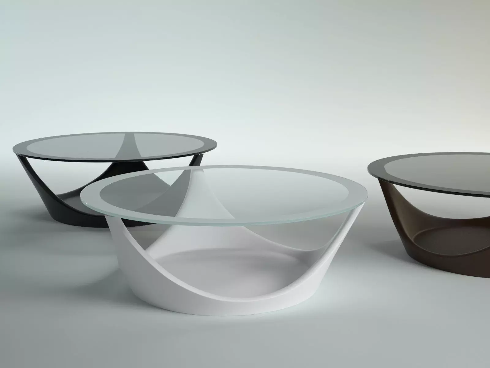 Arvo round coffee table 3D model_0