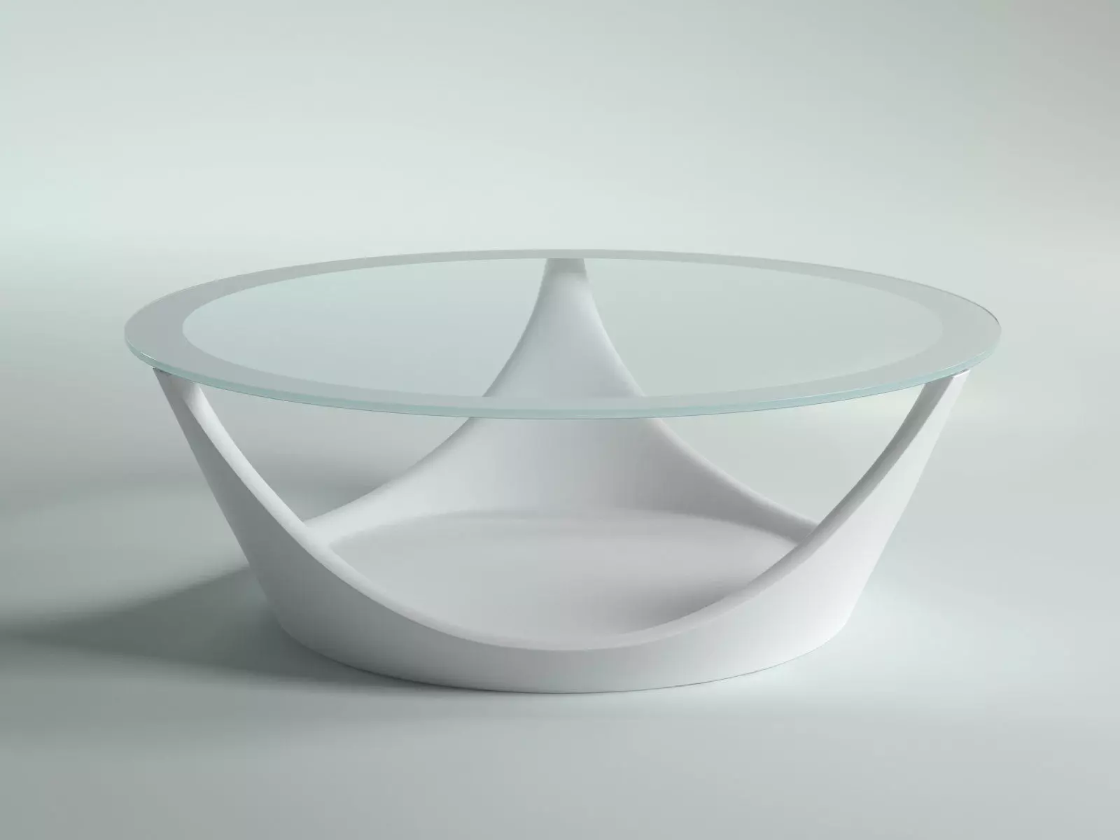 Arvo round coffee table 3D model_1