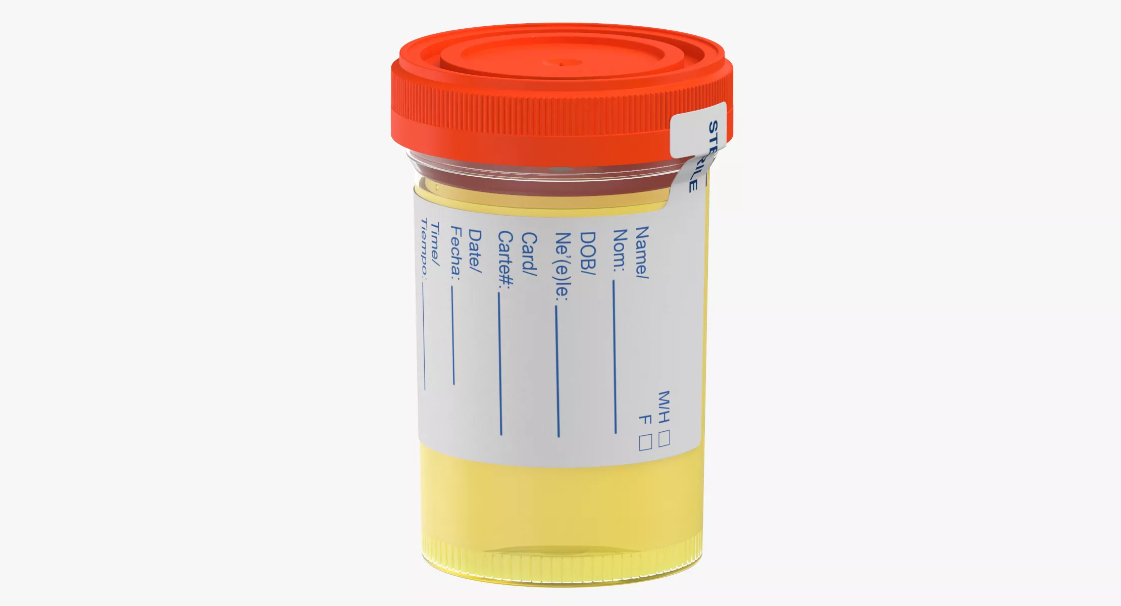 Urine Sample Mostly Full 3D model