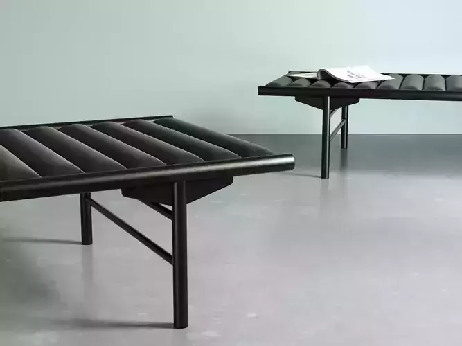 Daybed leather bench