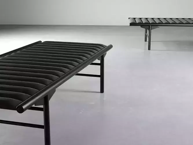 Daybed leather bench