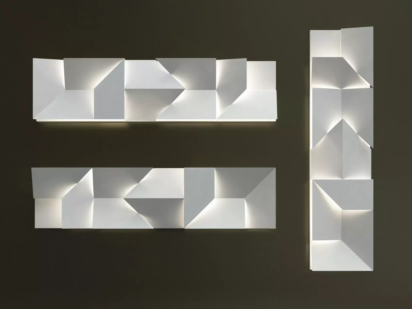 Wall Shadows Long 3D model_0