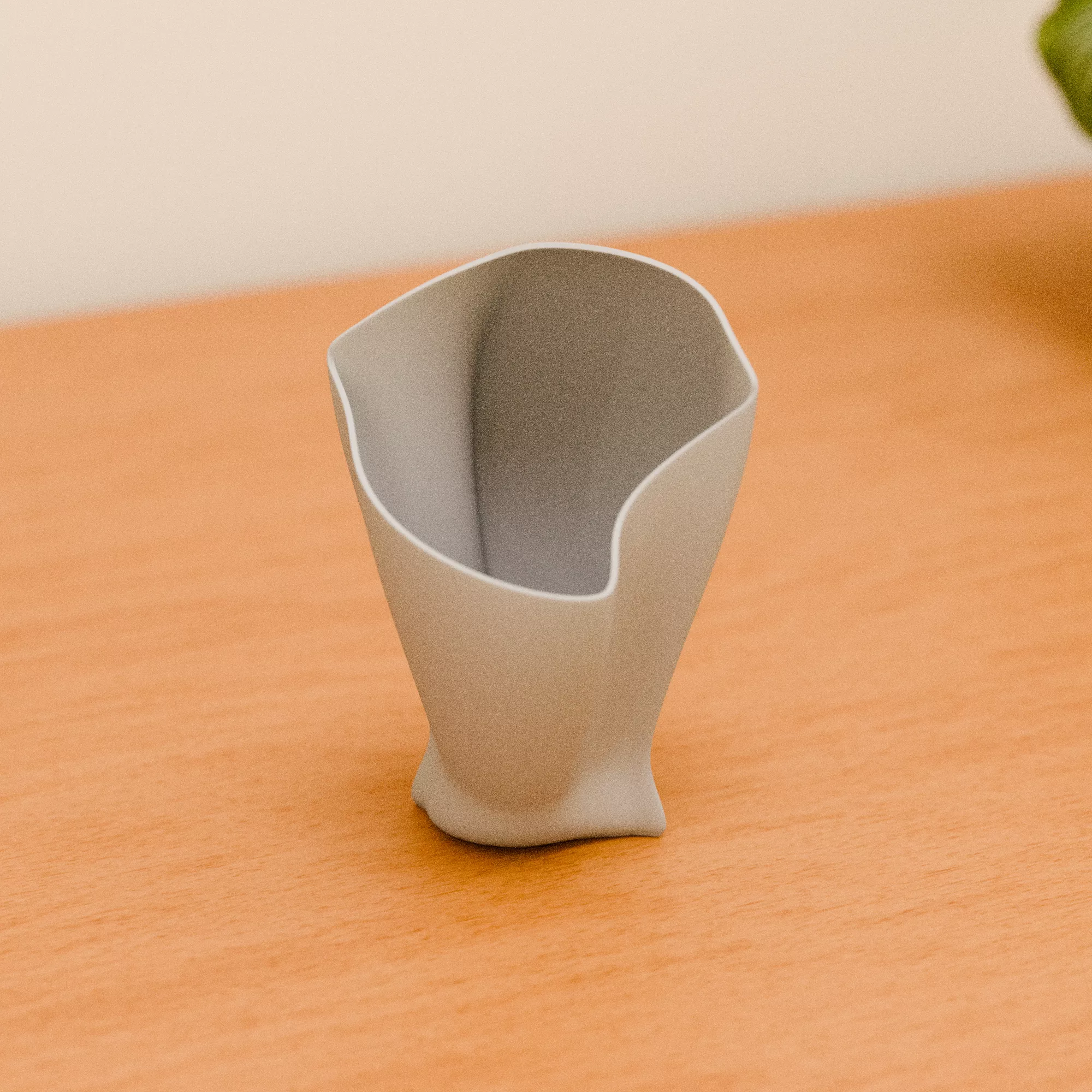 Modern Organic Wavy Vase 3D Printable Flower Pot and Home Decor 3D print model