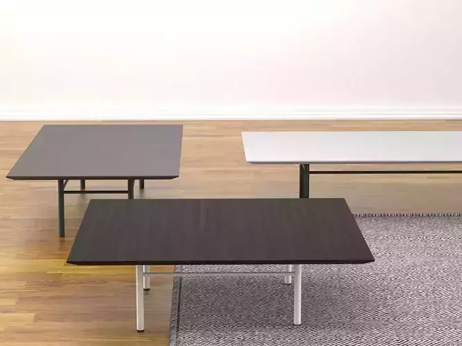 Fard table with metal legs