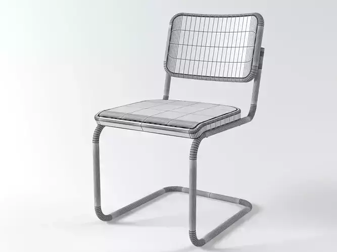 S 32 chair with frame and woven seat