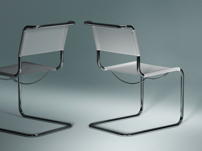 S 33 two chairs 3D model