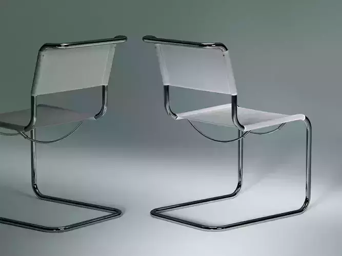 S 33 two chairs 3D model