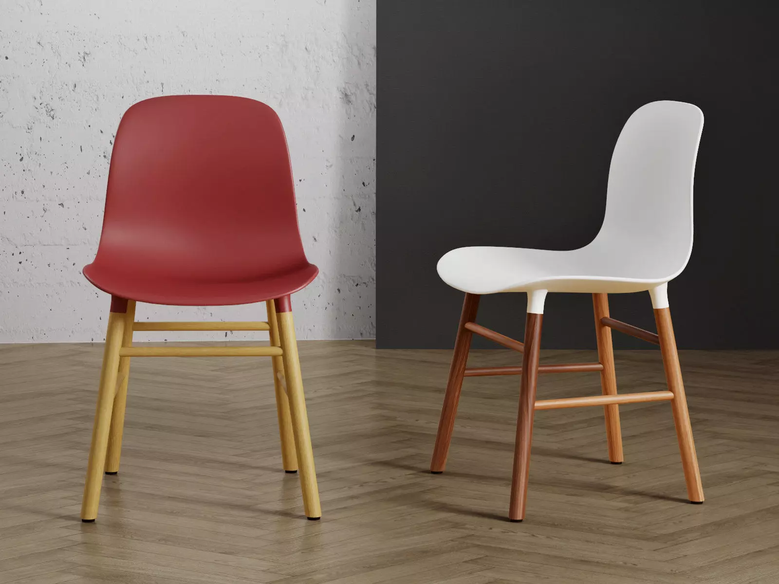 Form Chair 3D model_0