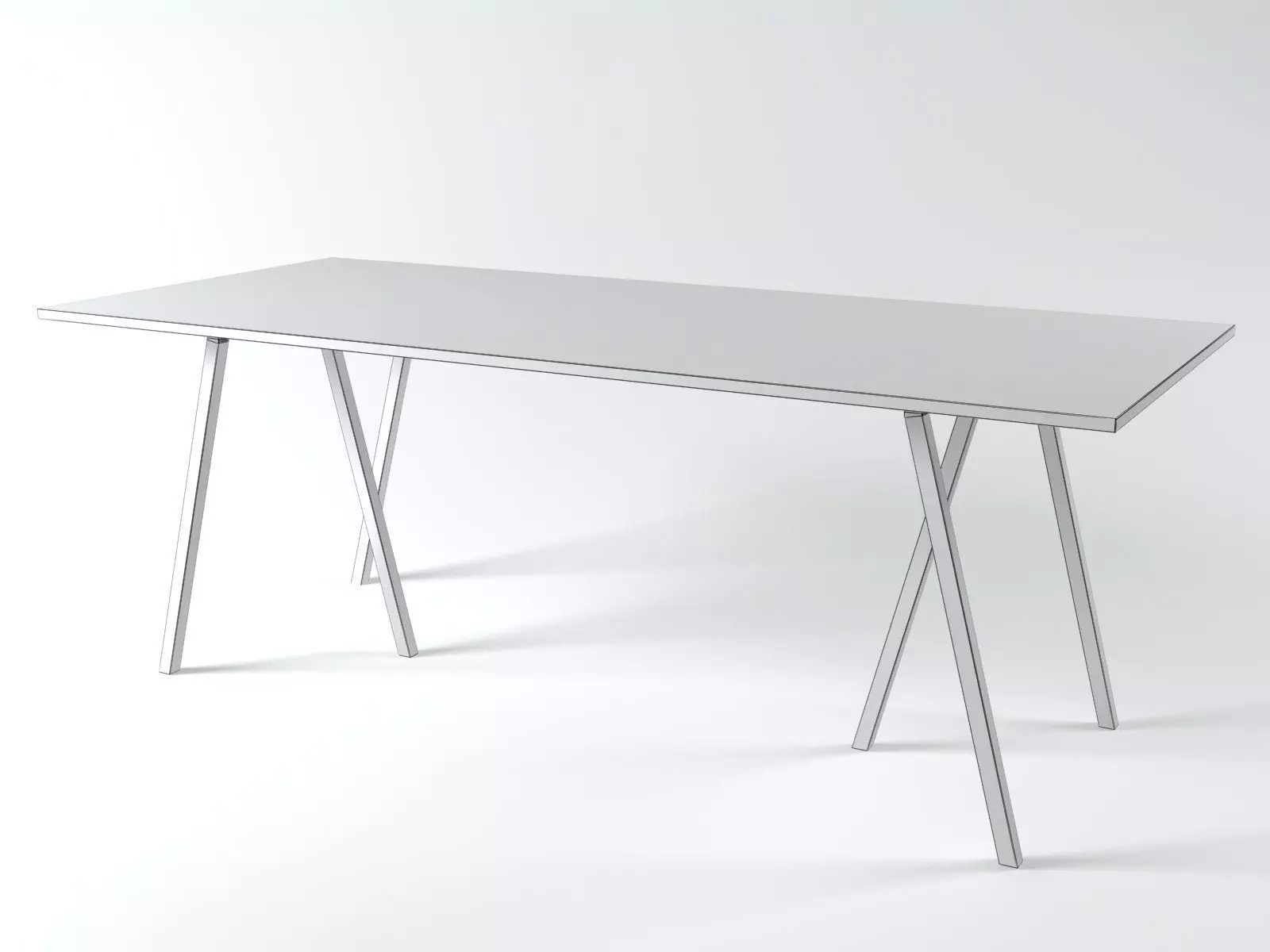 Loop Stand Table 3D model_8