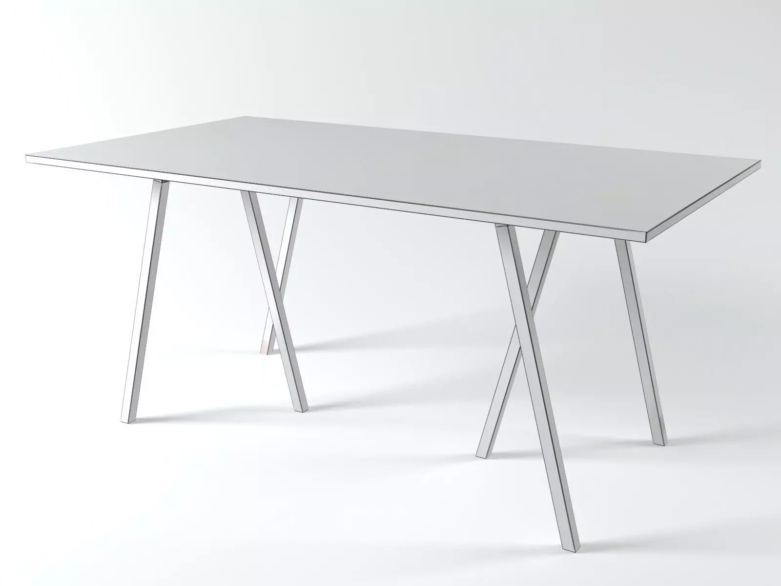 Loop Stand Table 3D model_6