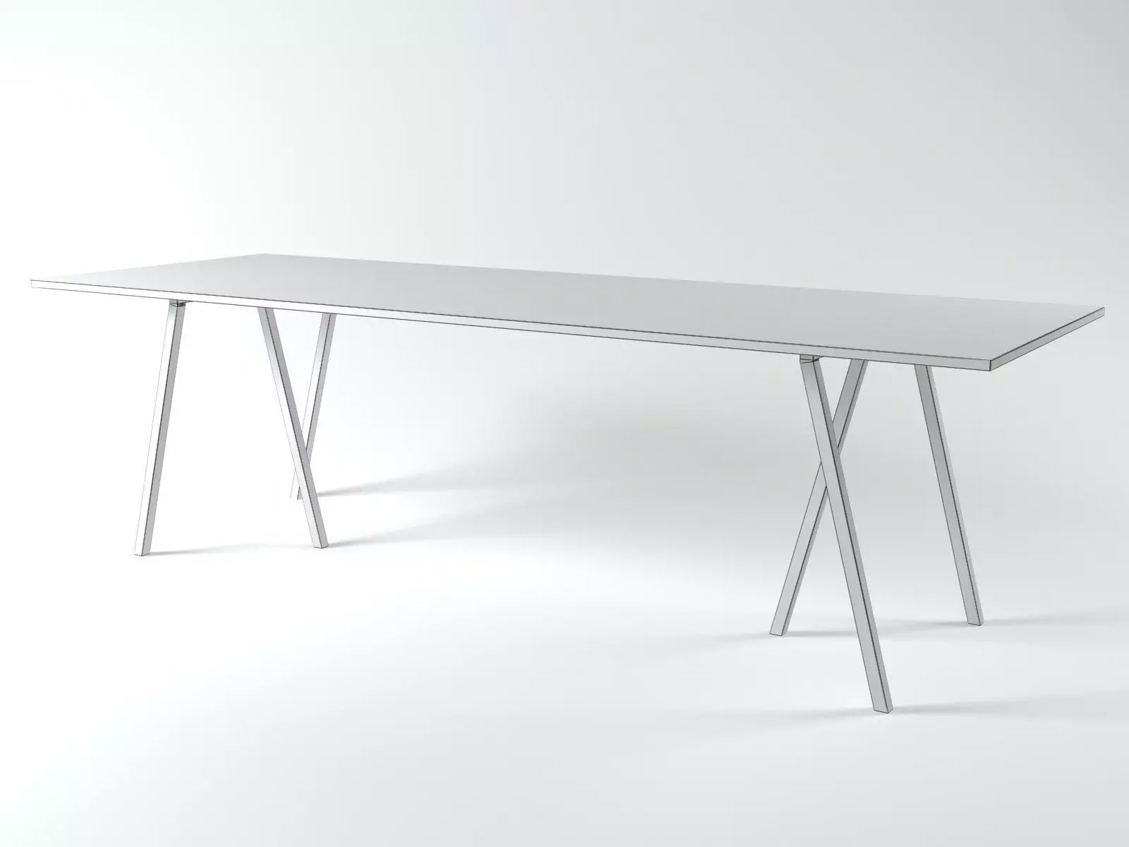 Loop Stand Table 3D model_9